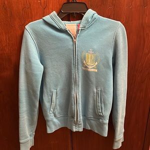 Vintage VS Pink Zip Up Hoodie. Size Medium